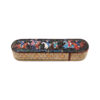 Persian Wooden Pencil Box Handcrafted Khatamkari - Perfect for Gift with Hunting Design