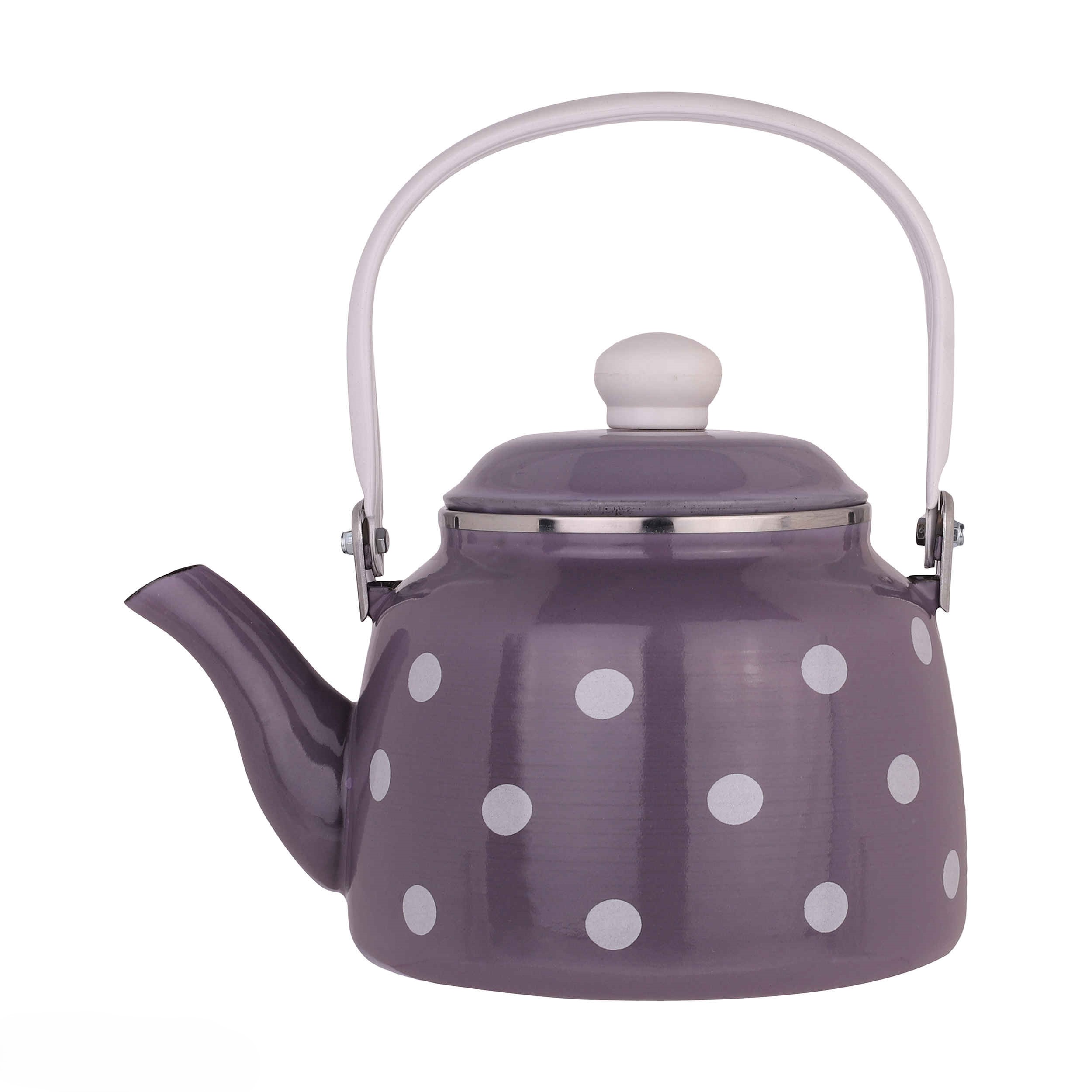 Porcelain Double Teapot Set – Suitable for Tea Durable with Polka Dot Design