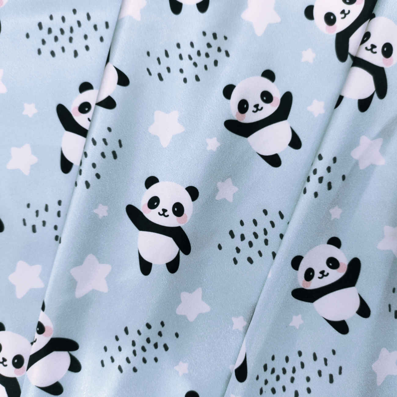 Satin Pillowcase For a Comfortable Sleep – Panda Design (Pack of 2)