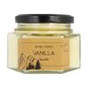 Scented Candle Jar for Gift and Decoration with Vanilla Scent for Every Mood in Yellow