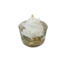 Scented Candle Jar for Relaxation & Any Occasion with Lavender Scent & Flower Design
