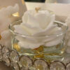 Scented Candle Jar for Relaxation & Any Occasion with Lavender Scent & Flower Design