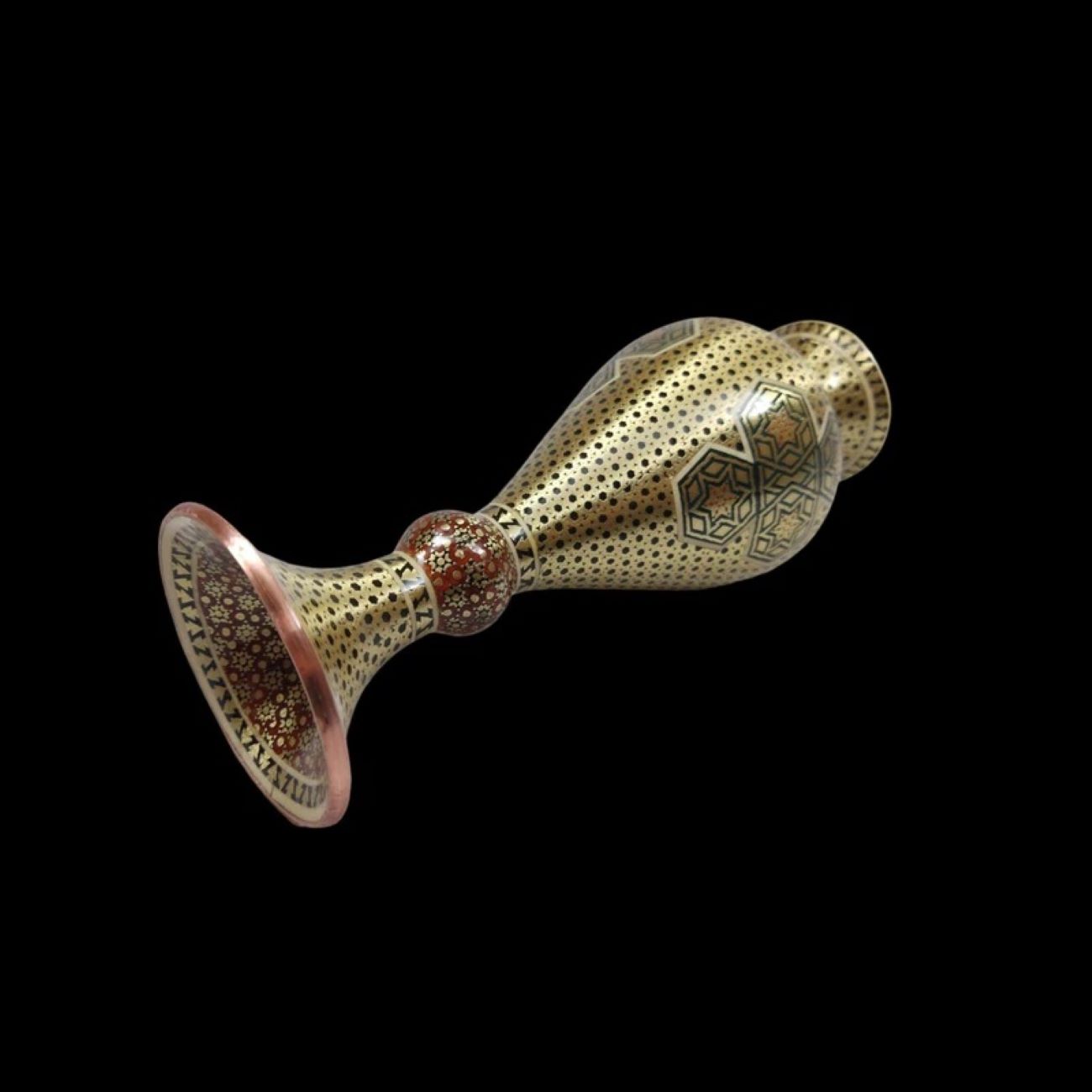 Set of 3 Candy Bowl with Vases Khatam Kari Style Elegant Design