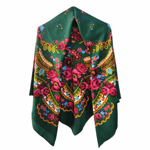 Torkaman Ethnic Cotton Scarf - Perfect Gift with Cultural Touch & Floral Design