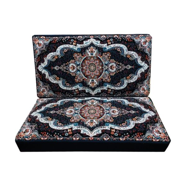 Traditional Persian Backrest Pillow - Comfort Meets Heritage (x2)- Model Orkideh