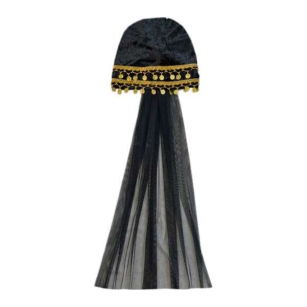 Turban for Women in Traditional Style with Embellishments and Flowing Design
