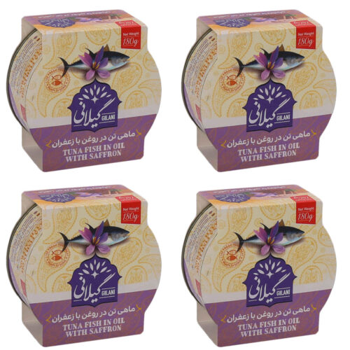 Tuna with Saffron – Gilani Canned Food 180 gram Pack of 4