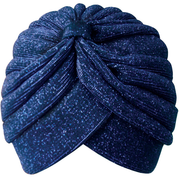 Velvet Elegant and Shiny Turban for a Glamorous Look