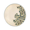 Ceramic Dinnerware Plate - Blossom Pattern, Artistic Foliage, Microwave & Dishwasher Safe