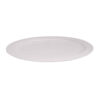 White Ceramic Dinnerware Plate – Microwave and Dishwasher Safe (Pack of 2)