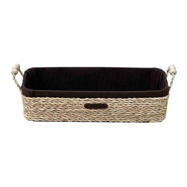 Wicker Basket Handwoven with Handle – Add Rustic Charm to Your Home