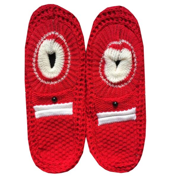 Women's Crochet Slipper Suitable for Ultimate Comfort and Warmth in Red