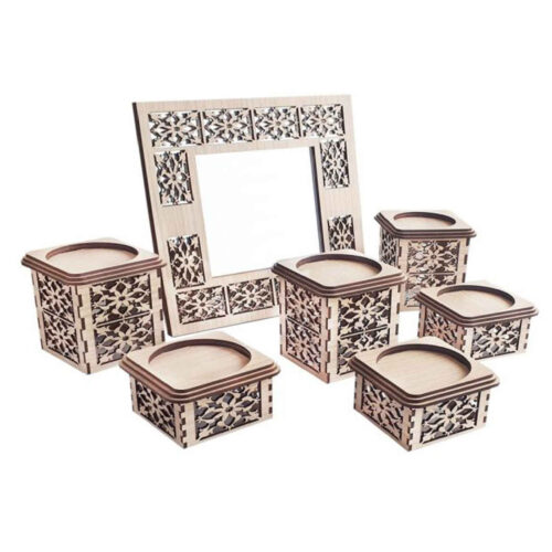Wooden Haft Seen Set – Suitable for Nowruz & Creating Your Perfect Persian New Year Display