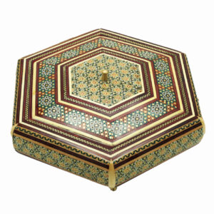 Wooden Khatam Kari Candy Bowl – A Statement Piece for Your Home