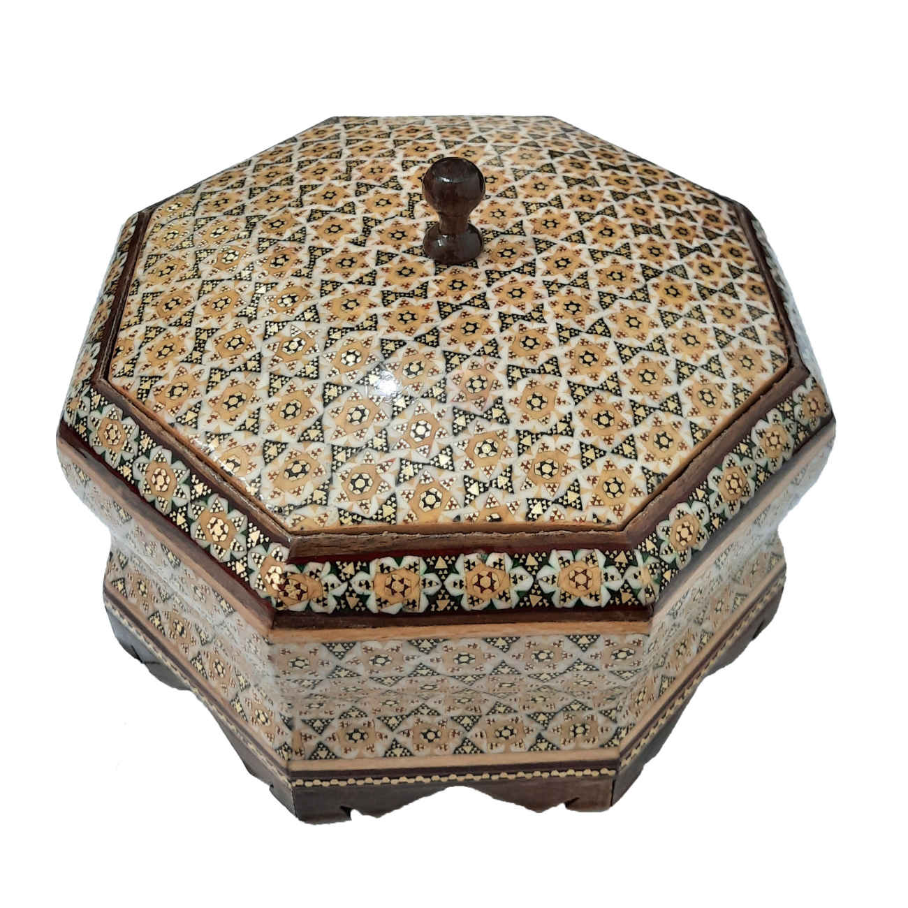 Wooden Khatam Kari Candy Bowl - for Your Tabletop decor and Festive Gatherings