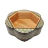 Wooden Khatam Kari Candy Bowl - Perfect for Gift & Home Decor with Lid