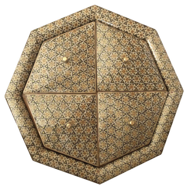 Wooden Khatam Kari Candy Bowl - Perfect Gift for Any Occasion & Home Décor