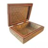 Wooden Persian Gift Box Handcrafted Khatam Kari Singer and Dancer Design