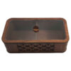 Wooden Tea Storage Box with Geometric Home Décor Theme