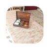 Wooden Tea Bag Organizer Box - Perfect for Home and Office Use