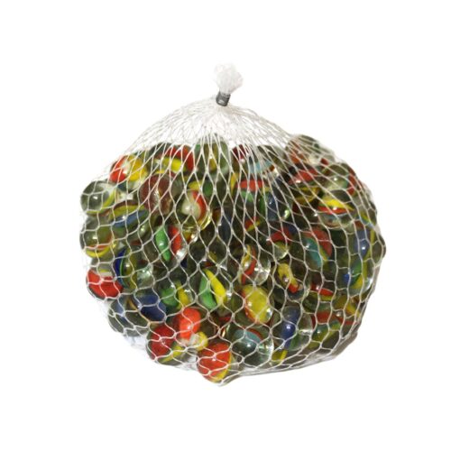 Classic Glass Marbles – Nostalgic Iranian Toy 50 Pcs in a Pack Different Color