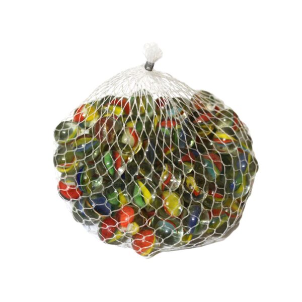 Classic Glass Marbles - Nostalgic Iranian Toy 50 Pcs in a Pack Different Color