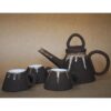 Handcrafted Clay Tea Set - Elegant & Eco-Friendly – Modern Tea Serving Set for Home & Gift