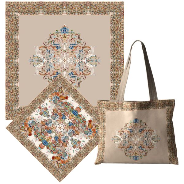 Islamic Prayer Matt Sajadah Chanel Fabric - Double Side 3 pieces