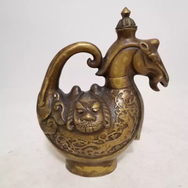 Antique Brass Rosewater Sprinkler - for Traditional Fragrance Ceremony