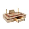 Sliding Pen & Card Holder, Featuring Exquisite Khatam Kari Craftsmanship