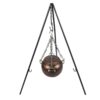 2-Piece Cauldron Campfire Cooking Set with Tripod & Hanging Pot – Perfect for Outdoor Cooking