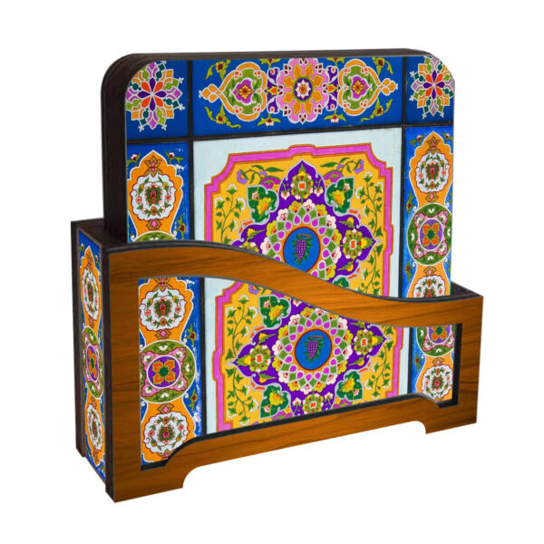 Wooden Coaster with Iranian Heritage Design (Pack of 6)
