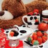 Artistic Ceramic Cup - Perfect for Gifting & Drink with Panda & Biscuit Holder Design