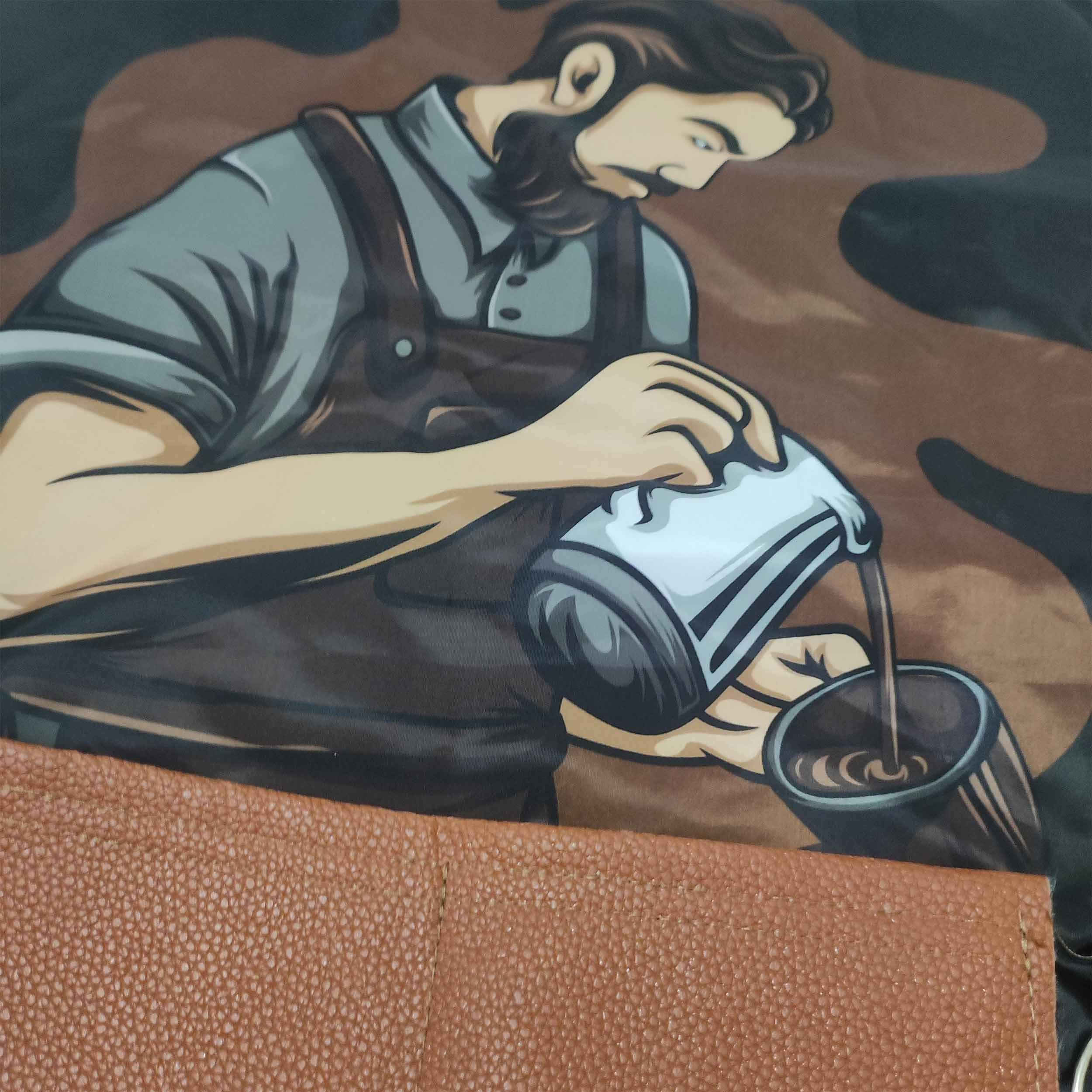 Barista Apron for Coffee Professionals with Pocket