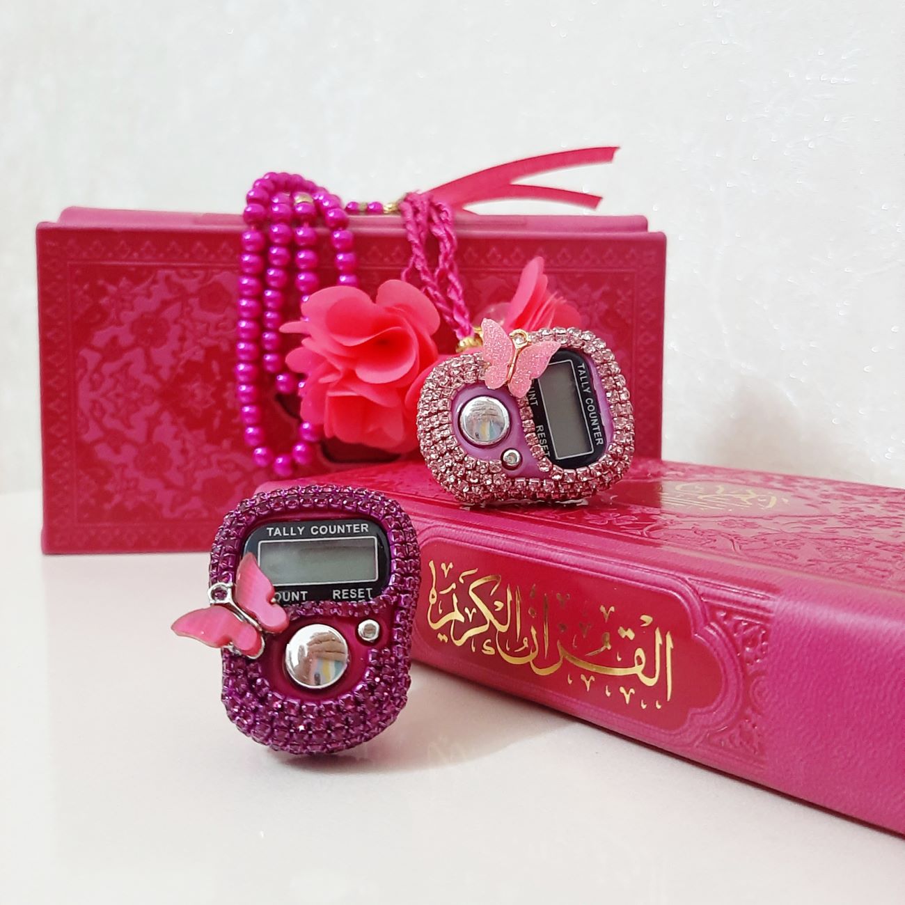 Beaded Salawat Counter Elegantly Embellished with Gemstones