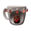 Fantasy Ceramic Mug – Bear & Heart, Charming Gift for Animal Lovers