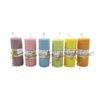 Beeswax Candle Pillar - Ideal for & Ambiance, Elegant, Set of 6