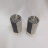 Beeswax Candle Pillar Spiral - Pure & Unique, Pack of 2