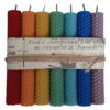 Beeswax Pillar - Set of 7 for Home & Decor & Relaxing, Set of 7