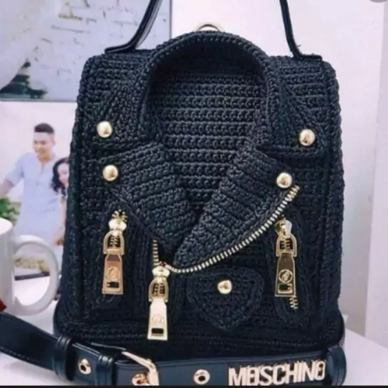 Boho Chic Handmade Crochet Bag Coat Inspired - Unique & Stylish Design