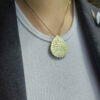 Brass Women's Brooch - Chic & Lux with Spring Design in Golden