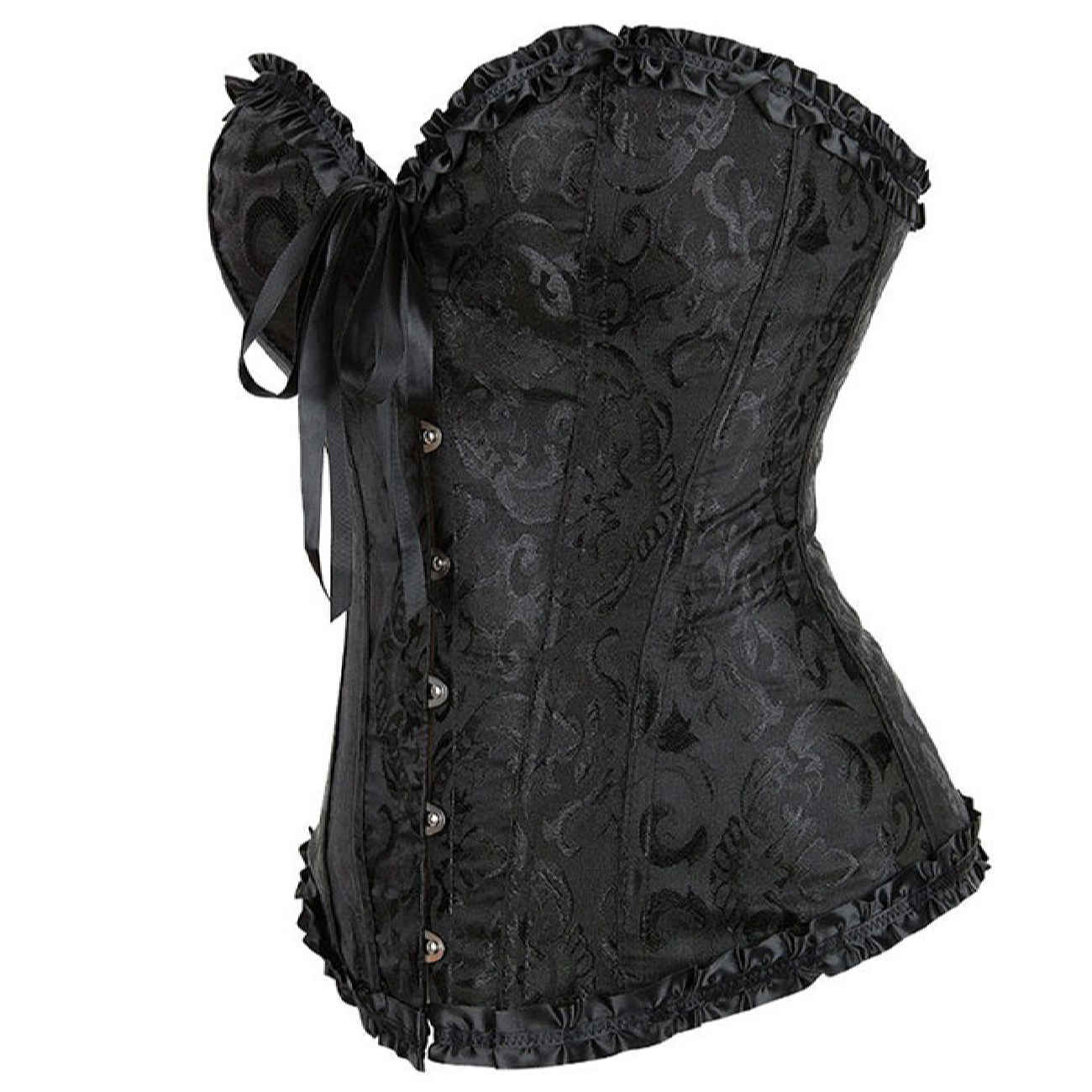 Bustier Corset – Boned Burlesque Basque