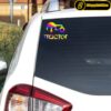 Car Sticker with Tractor Tabriz Football Team Design