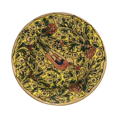 Ceramic Dinnerware Plate – Bird & flower Pattern, Microwave , Dishwasher Safe