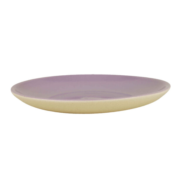 Ceramic Dinnerware Plate - Pastel Pattern, Microwave & Dishwasher Safe