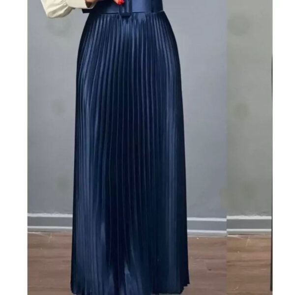 Chic Satin Pleated Skirt – Elegant, Stylish, and Versatile for Every Occasion