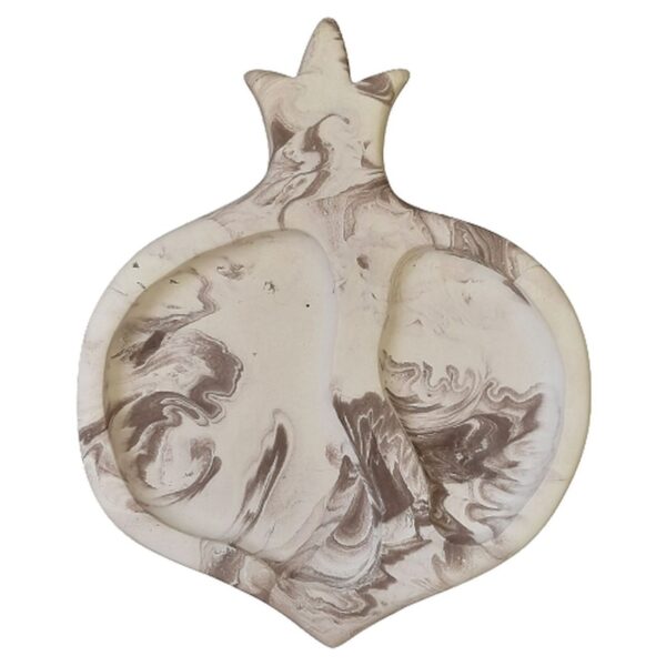 Concrete Tray Pomegranate Design – Elegant Handcrafted Decorative Piece for Home or Office