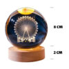 Crystal Ball Lamp Fantasy Night Light Ferris Wheel