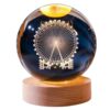 Crystal Ball Lamp Fantasy Night Light Ferris Wheel