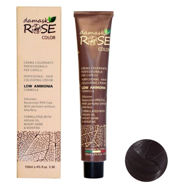 Damask Rose Hair Color PR7, 100ml – Cinnamon Shade Rich, Warm & Long-Lasting Color